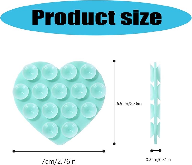 Yellow Green Silicone Suction Phone Case Adhesive Mount Strong Grip Holder for Video - Image 3